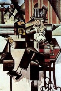 Hombre en un café » Juan Gris Hombre en un café » Juan Gris